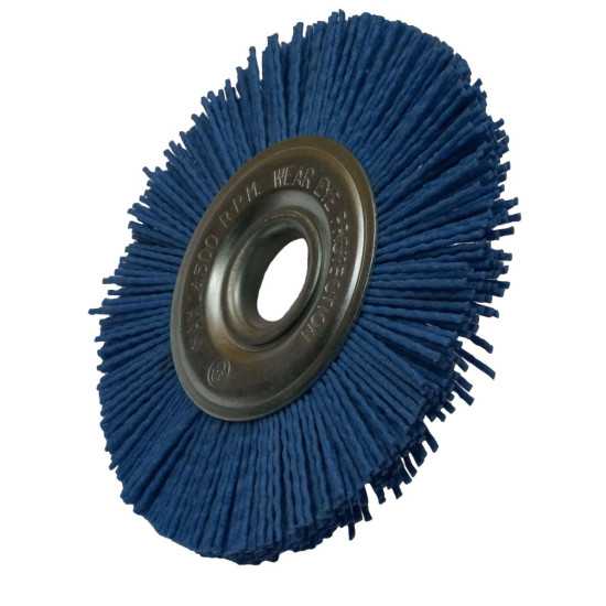 Щетка дисков. 125x22мм цирконий