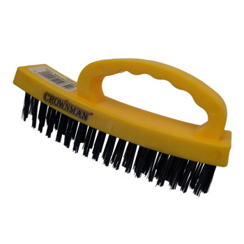 Stel wire brish w/hndl 4x18