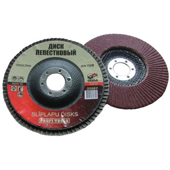 Slīpējamais disks, lapiņu 125*22mm p100 ap