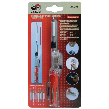 Отвертка с фонарем