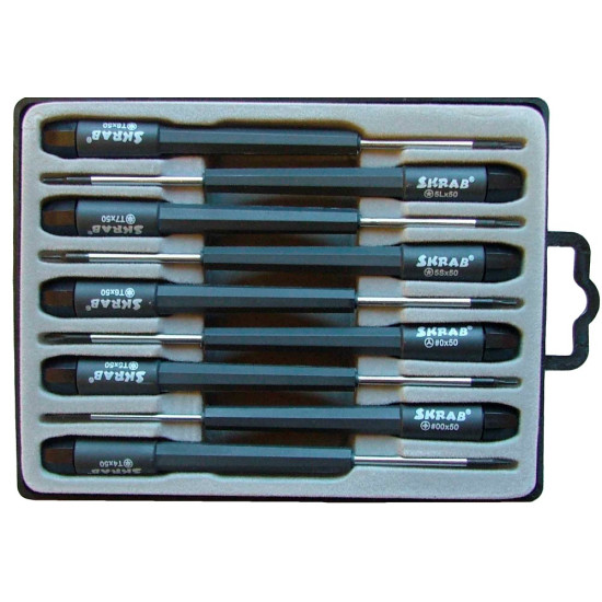 Набор 9пр. отверток точной мех