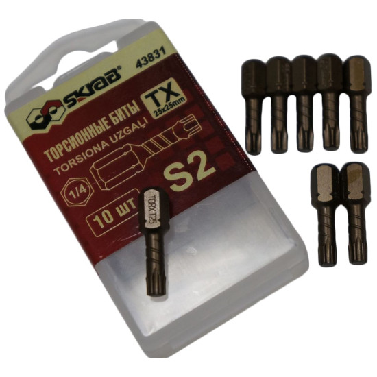 Bit set 10pcs 50mm T20