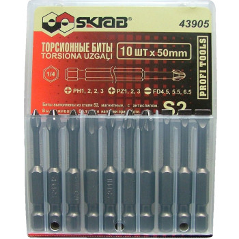 Bit set 10pcs 50mm Bit set 10pcs 50mm