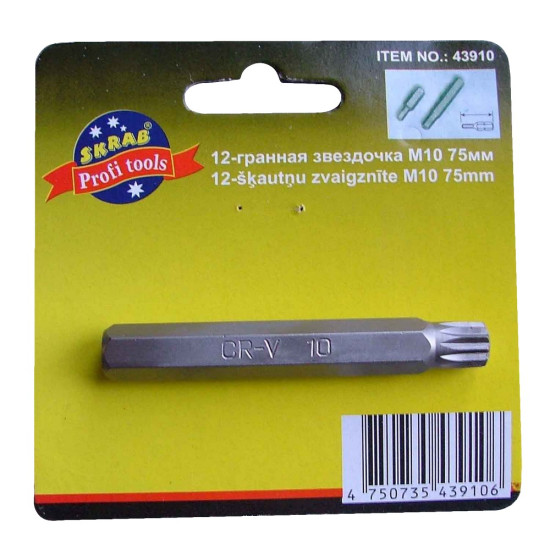 Bit M10*75mm