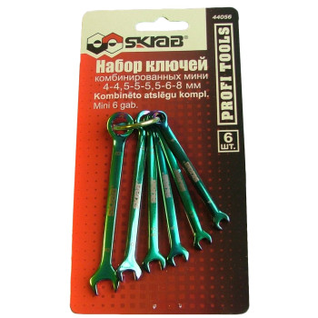 Ключи 6шт 4-8мм мини