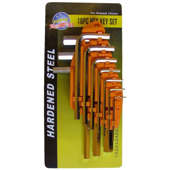 Шестигранники 1.5-10мм 10шт.