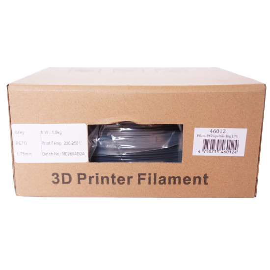 Филамент реTG серый 1кг 1.75мм Филамент реTG серый 1кг 1.75мм