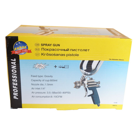 Spray gun 600ml G-80
