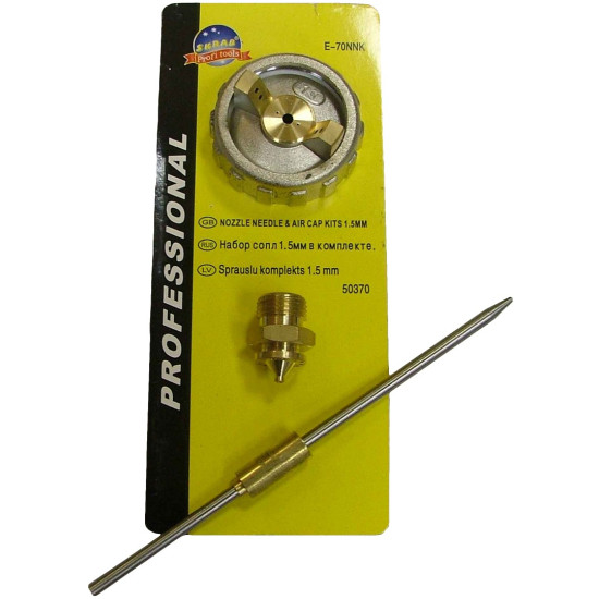 Sprauslu komplekts 1.8mm pulverizatoram Sprauslu komplekts 1.8mm pulverizatoram