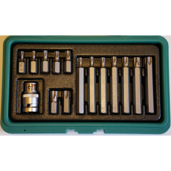Torx set 15pcs T20-T50
