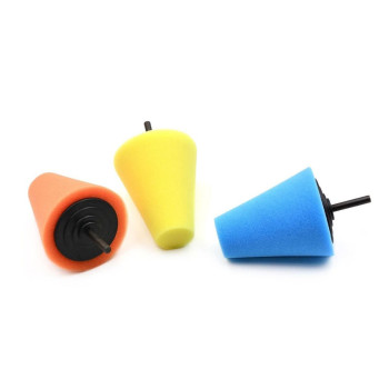 Conical nozzles for polishing 3 pcs. with axle