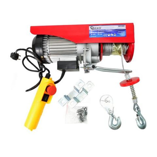 Electric winch 1200W 300/600kg cable 12m