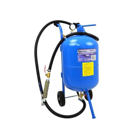 Sandblasting siphon 38 l with accessories