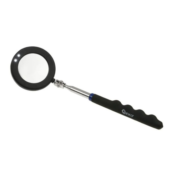 Teleskopiskais pārbaudes spogulis ar lampu 280-870mm