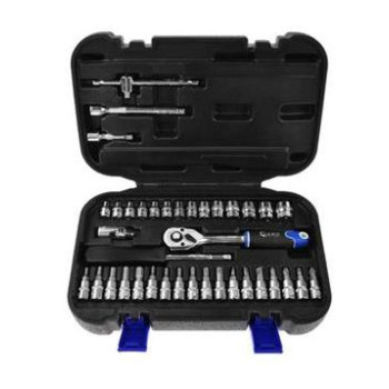 Набор головок и инструментов 1/4"; 38 пр.