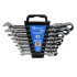 Double end spanner set 15-27 mm / 5 - 15 mm CrV