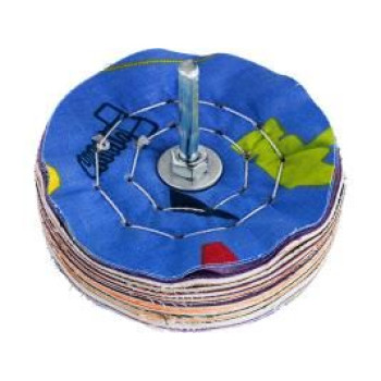 Disks pulēšanai kokvilnas Ø110*20mm ar assi