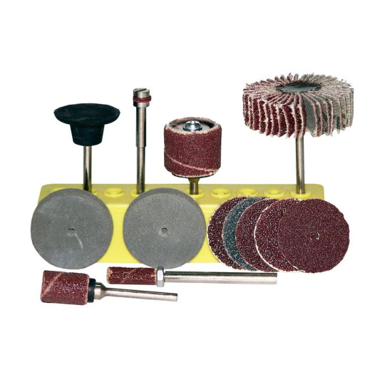 Abrasive attachments set for small work 13 pcs.