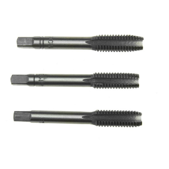 Threaded drill M 12 3 pcs.