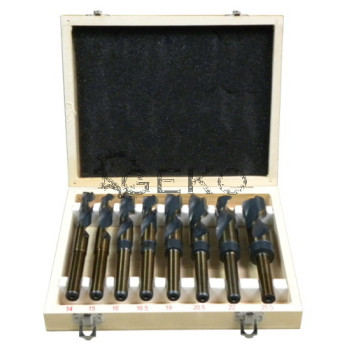 Drill set 8 pcs. metal, wood
