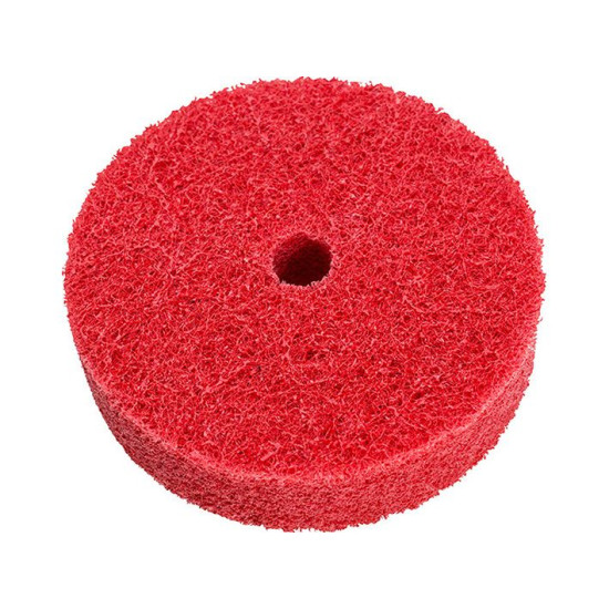 Felt polishing disc Ø125 x 6mm Velcro