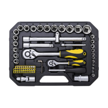 Набор Головок и инструментов 1/4";, 1/2"; 72 пр