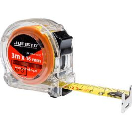 Рулетка прозрачная 8мх25мм