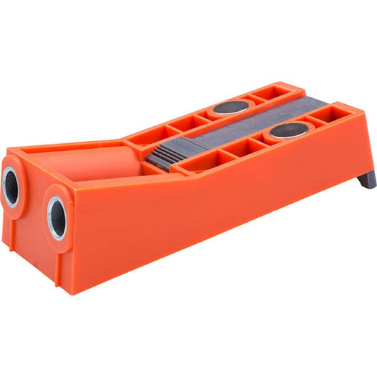 Pocket hole holder, plastic with a magnet