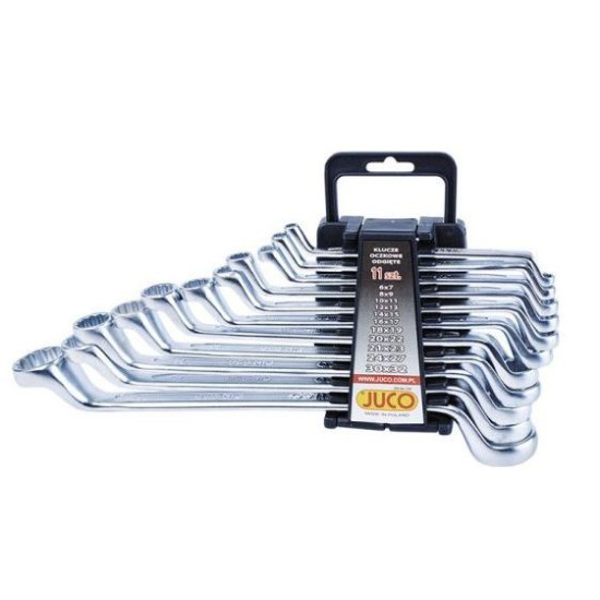 Set of 8-way socket wrenches with closed outlet O-O JUCO