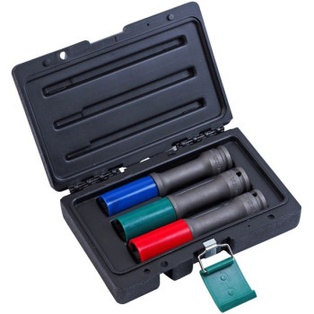 Set of impact sockets 1/2"; 3pr. 150 mm Honiton