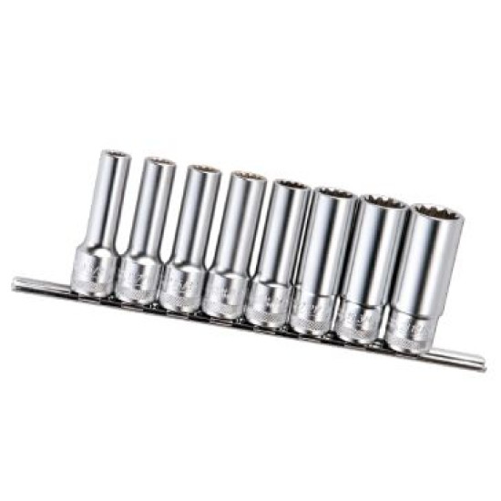 Garo muciņu komplekts 10-21mm 1/2'' 8 pr.