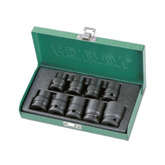 Набор ударных Головок 10-22мм 1/2"; 9пр Honiton