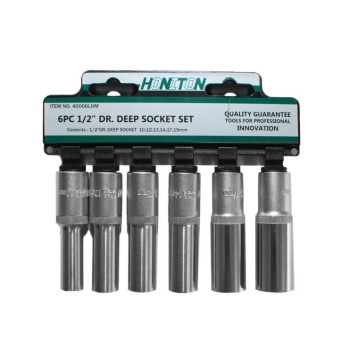 Set of sockets 10-19mm 1/2"; deep 6pr Honiton