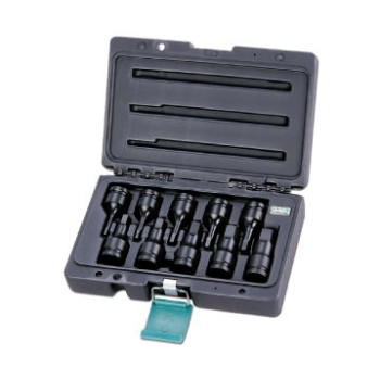 Биты HEX ударные Головкаьные к-ц 4-19мм 1/2"; 10пр Honiton