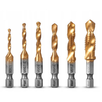Tap/drill set M3-M10 HEX