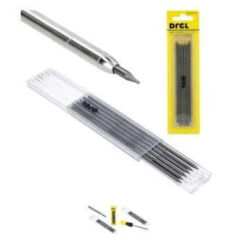 Грифели для карандаша графитовые, 2.8 мм, 6шт.