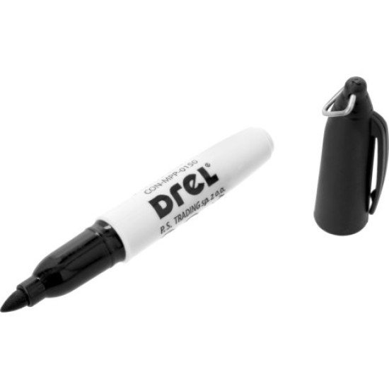 Marker mini, black, 2.0 mm, round