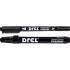 Marker's set  black, 2.5 mm, round, 0.5-1.0 mm