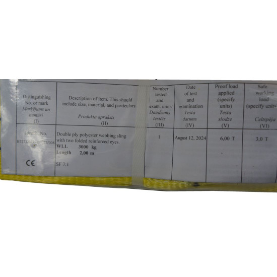 Sling WS 3T 6M  90mm