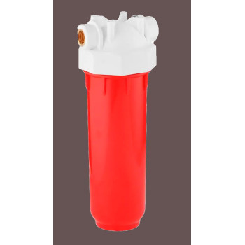 Фильтр для горячей воды 25 бар 85ºC - красный корпус 10 * 1/2"-25 бар