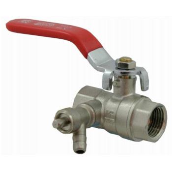 Ball valve with air vent PN10 1"
