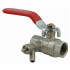 Ball valve with air vent PN10 1"