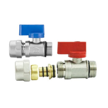 Шаровой кран мини. PEX-AL-PEX 1/2"x16pex