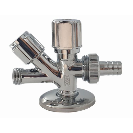 Dekoratīvais ventīlis kombinētais 1/2"x3/4"x3/8”-10 mm  mini