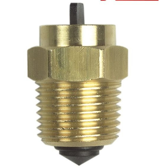 Misiņa vārsts ar stopu 1/2" 1/2"x1/2"