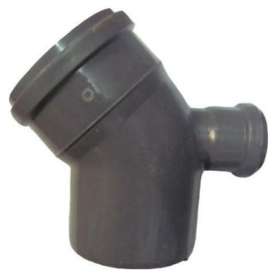 Уголок с отводом 110/50/45º/90º влево