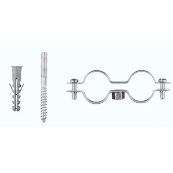 Pipe fasteners metal 3/4" 26-30 mm