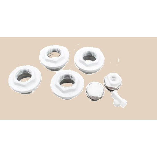 Aluminum radiator connection kit (7 elements)