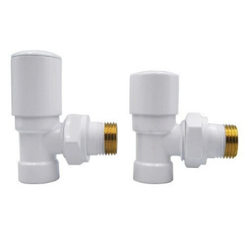 Pievienošanas komplekts 1/2" leņķa, balts