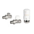 1    /2" Straight Chrome Plated Nozzle Set with Thermalgulator